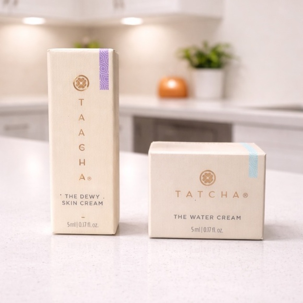 ✨ TATCHA Mini Hydration Duo – Dewy Skin Cream + Water Cream (BNIB)